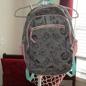 puppy dog rainbow colors backpack guc